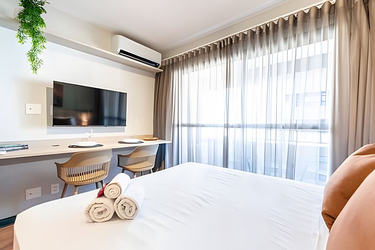 Apê NOVO em Moema! A/C e Wi-fi