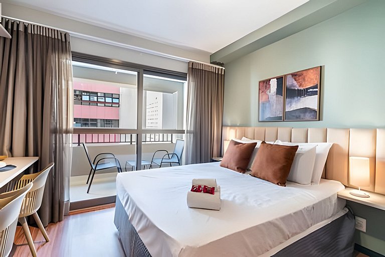 Apê NOVO em Moema! A/C e Wi-fi